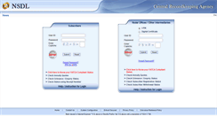 Desktop Screenshot of cra-nsdl.com